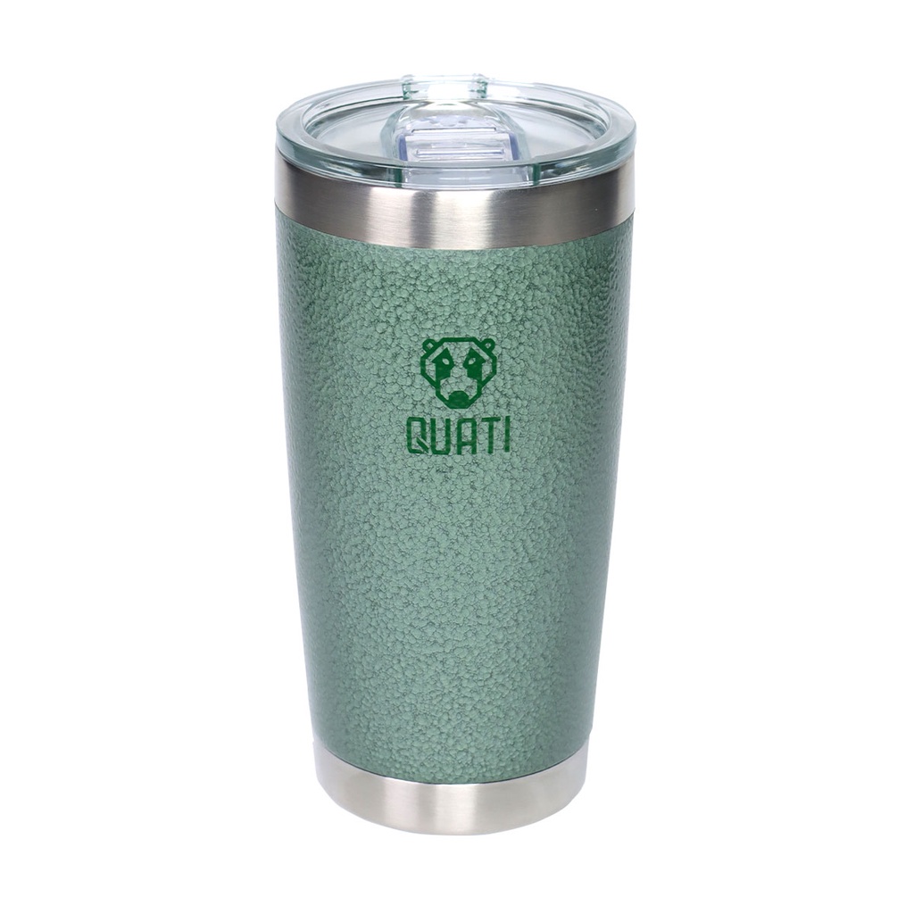 Copo Térmico Quati Com Tampa 591ml Verde V2 - Cv2ctml591 / Caneca de Cerveja Vinho Chopp