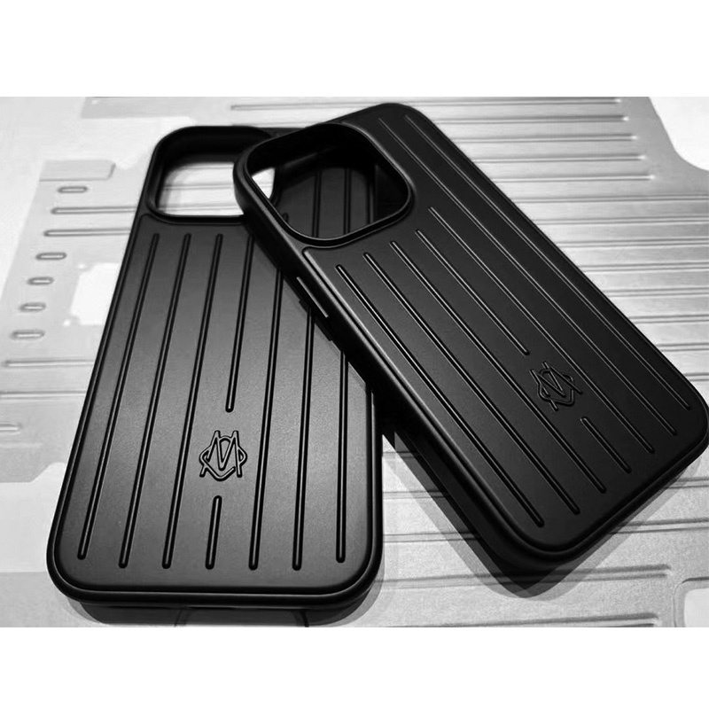 Adequado Para rimowa Apple 14promax Capa Protetora Celular Bagagem 14pro Estojo Protetor Preto