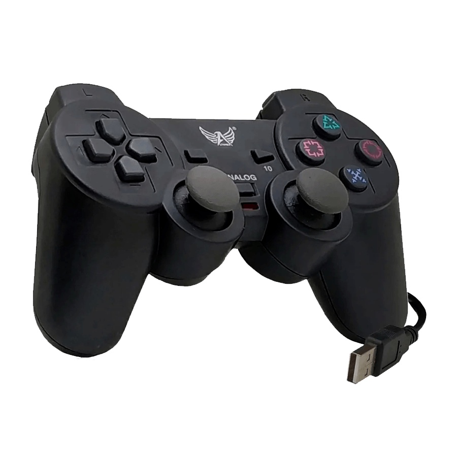 Controle Com Entrada Usb Joystick Games Computador E Console Tv box