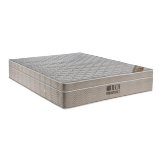 Colchão Airtech Spring Pocket Viúva (128x188x30) - Molas Superpocket, EPS, D26 Pró - Airtech em Oferta na Shopee
