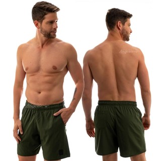 Bermuda Tactel Masculina Plus Size Resistente a Agua Basica Com Bolso e Cordao Regulavel Fitness em Oferta na Shopee