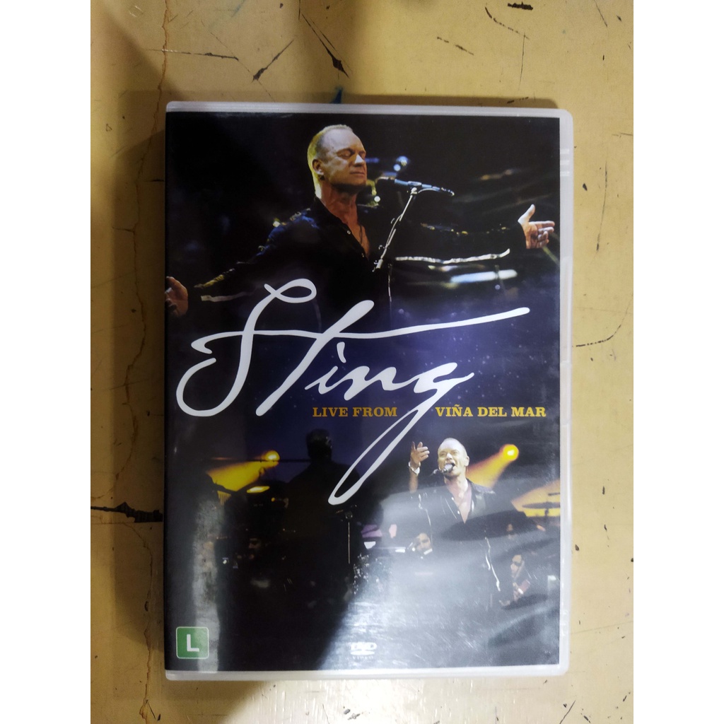 DVD Sting Live Fron Vina del Mar