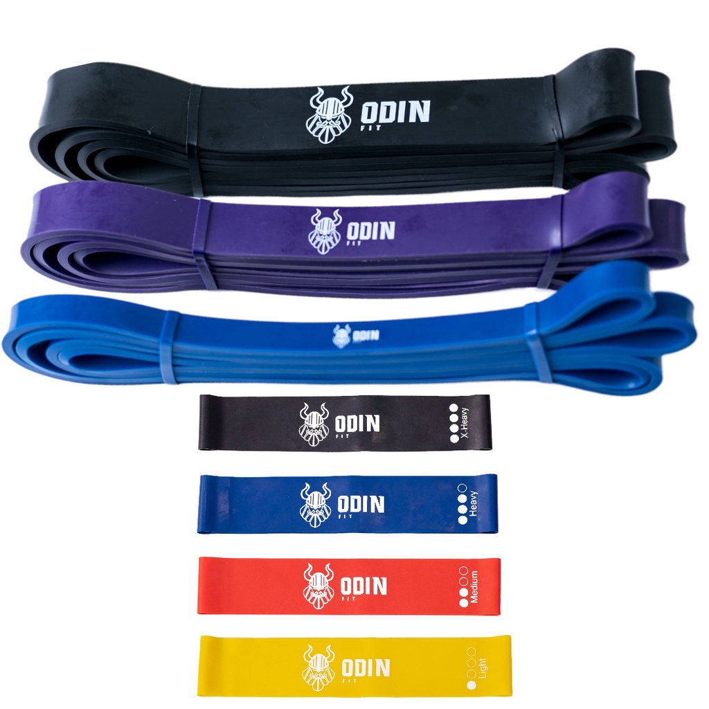 Kit Elastico Extensor Musculação Super Mini Band Odin Fit em Oferta na Shopee