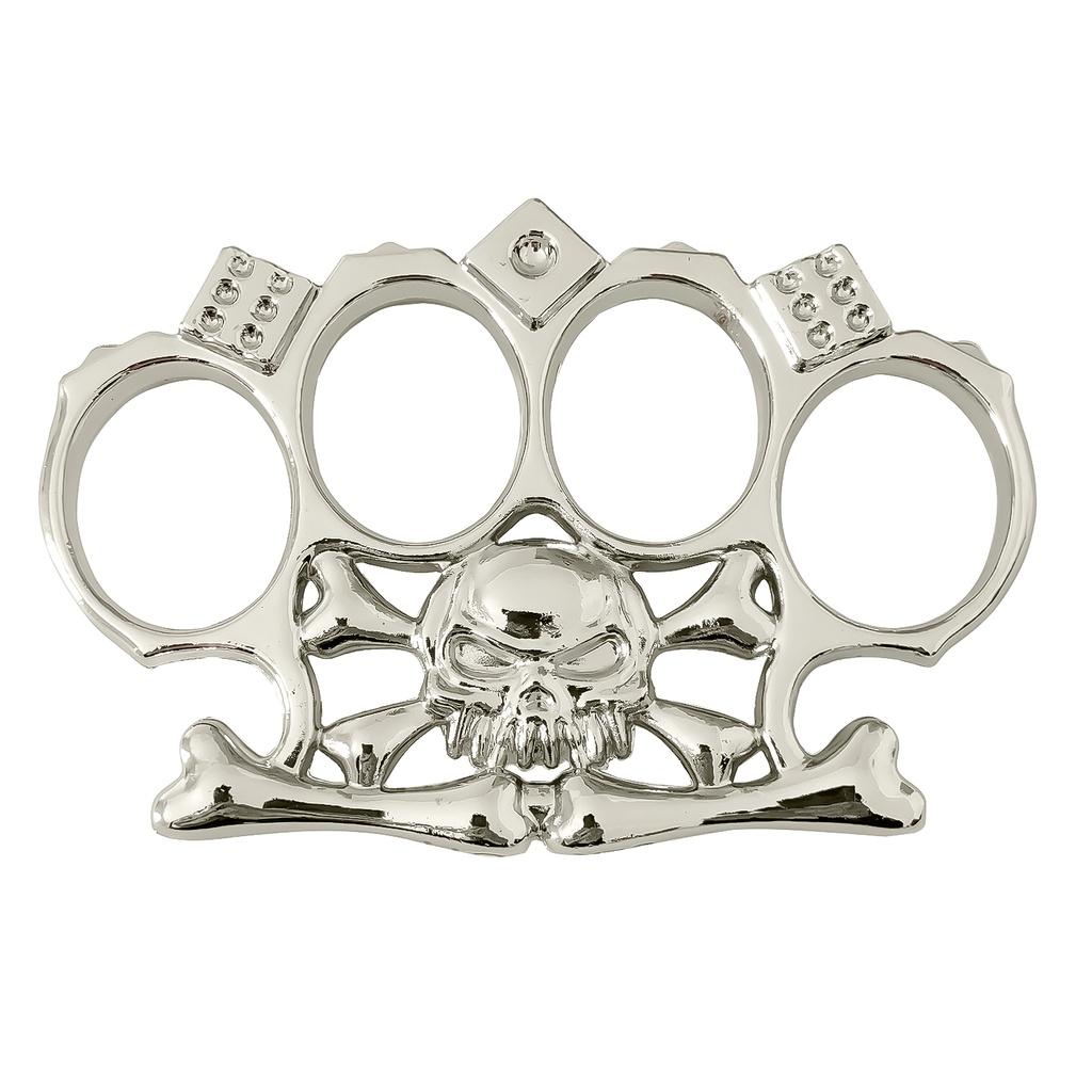 Soco inglês Em Aço Soqueira Socador Com Pontas Super Forte Resistente Caveira