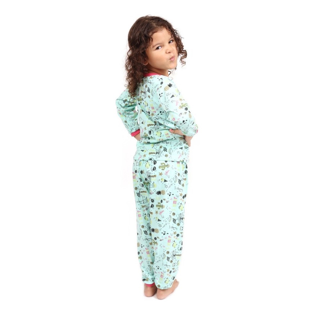 2 Pijama Infantil Menino Menina Estampado Algodão Atacado