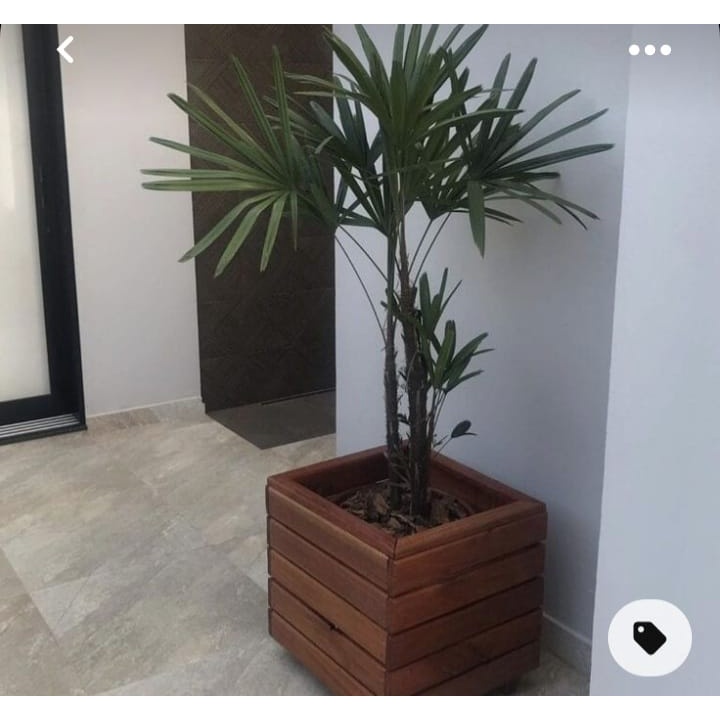 CACHEPÔT EM MADEIRA para vasos e plantas 30x30x30 | Shopee Brasil