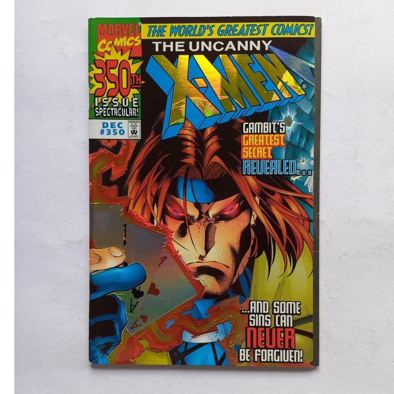 Importado Marvel The Uncanny X Men 350 Editora Marvel Comics 1997 Capa Metalizada Shopee Brasil
