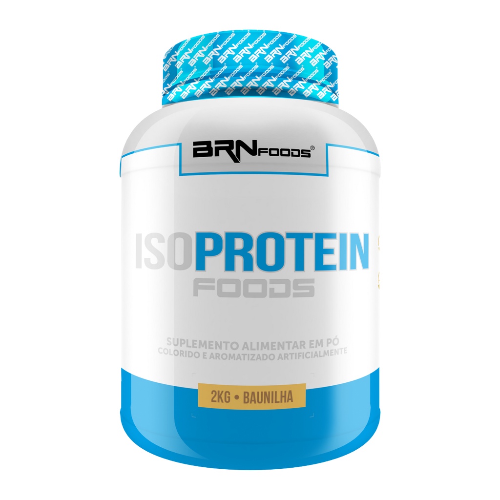 Whey Protein Iso Protein Foods 2kg - BRNFOODS Suplemento para ganho de massa muscular