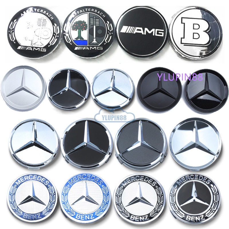 4 Unidades Mercedes Benz Mclaren AMG W123 W110 W201 W100 W115 W124 . Tampa Do Aro Da Cubo Central Roda Carro