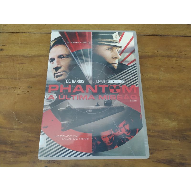 DVD Phantom A Última Missão Ed Harris original usado