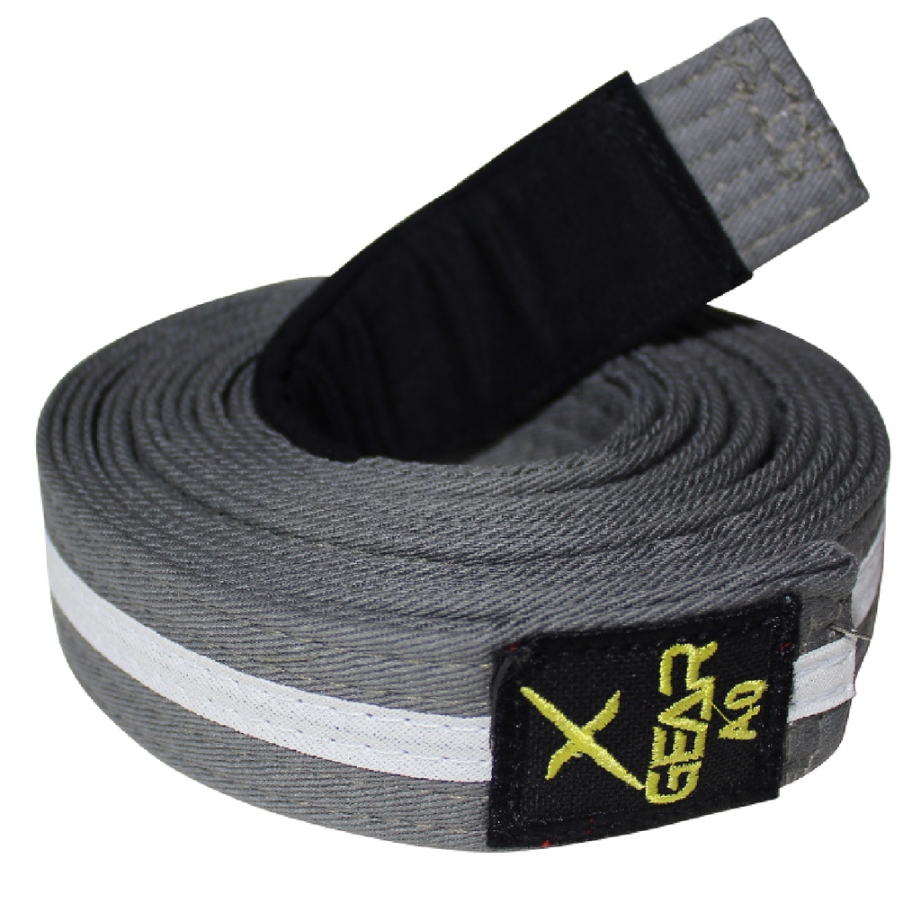 Faixa Cinza com Branco Jiu Jitsu - XGear