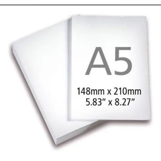 Papel Offset A5 Sulfite 75g - 100 Fls em Oferta na Shopee