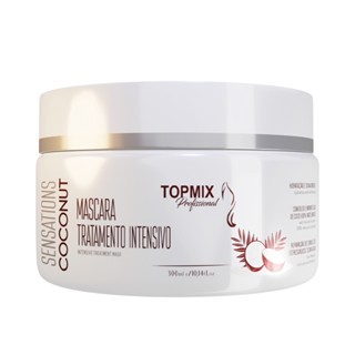 Máscara Reconstrução Intensa 300g Sensations Coconut Topmix Profissional