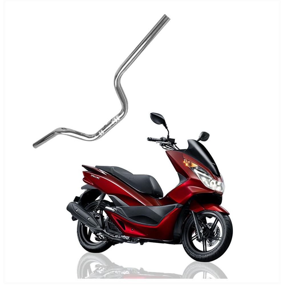 GUIDAO GVS CROMADO COM SUPORTE PESO PCX 150 2013 A 2015 em Oferta na Shopee
