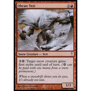 Yeti de Ohran - Magic The Gathering