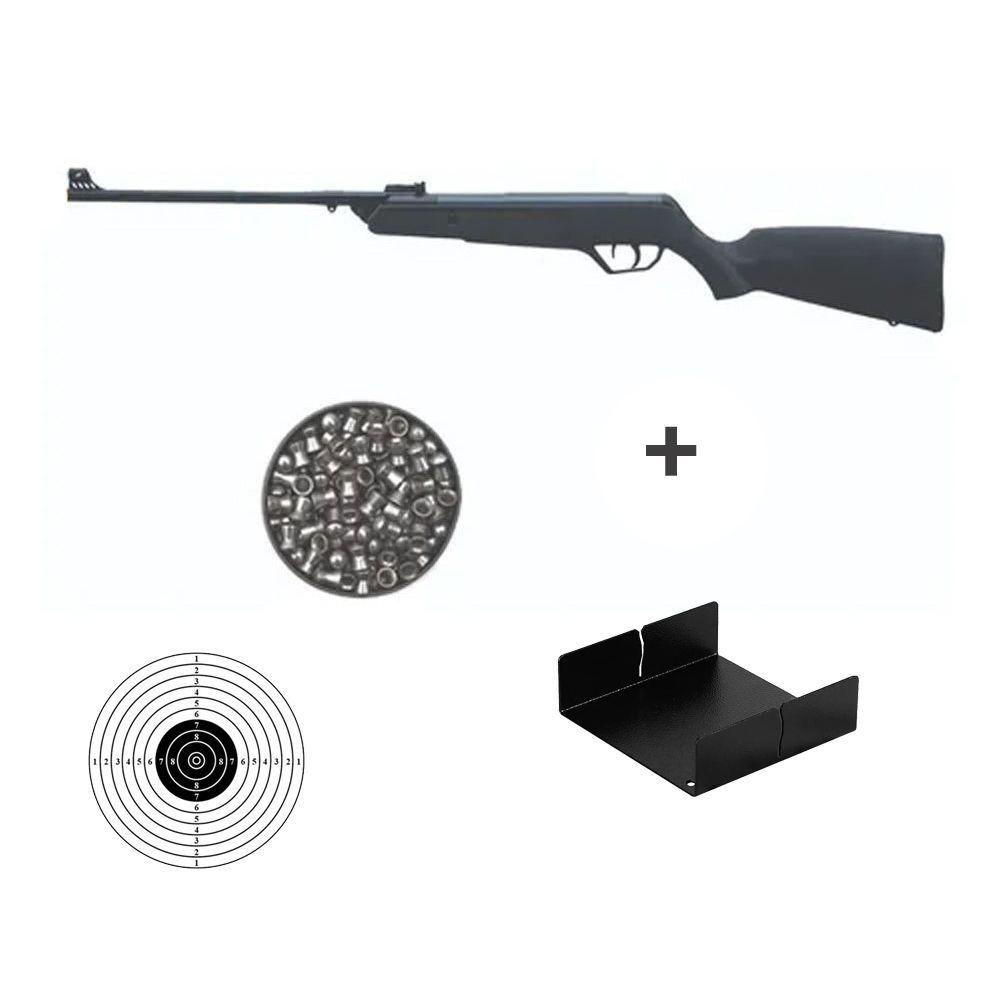 Carabina de Pressão New Jade 5.5mm - CBC + Chumbo + Alvo + Porta Alvo em Oferta na Shopee