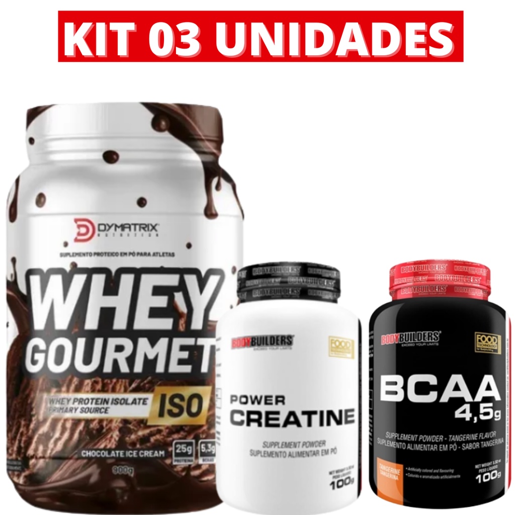 Whey Protein Iso + Creatina + Bcaa Bodybuilders Shopee Brasil