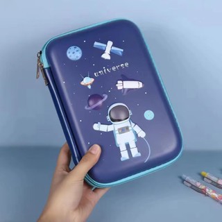 ins Astronauta Unicórnio Dinosuar Estojo De Lápis Grande 3D Eva Papelaria Caixa De Sereia Menina Menino Presente De Natal