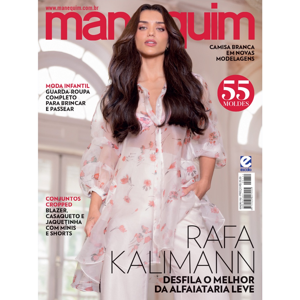 Revista Manequim Edição 752 - Rafa Kalimann, Desfila o Melhor Alfaiataria Leve
