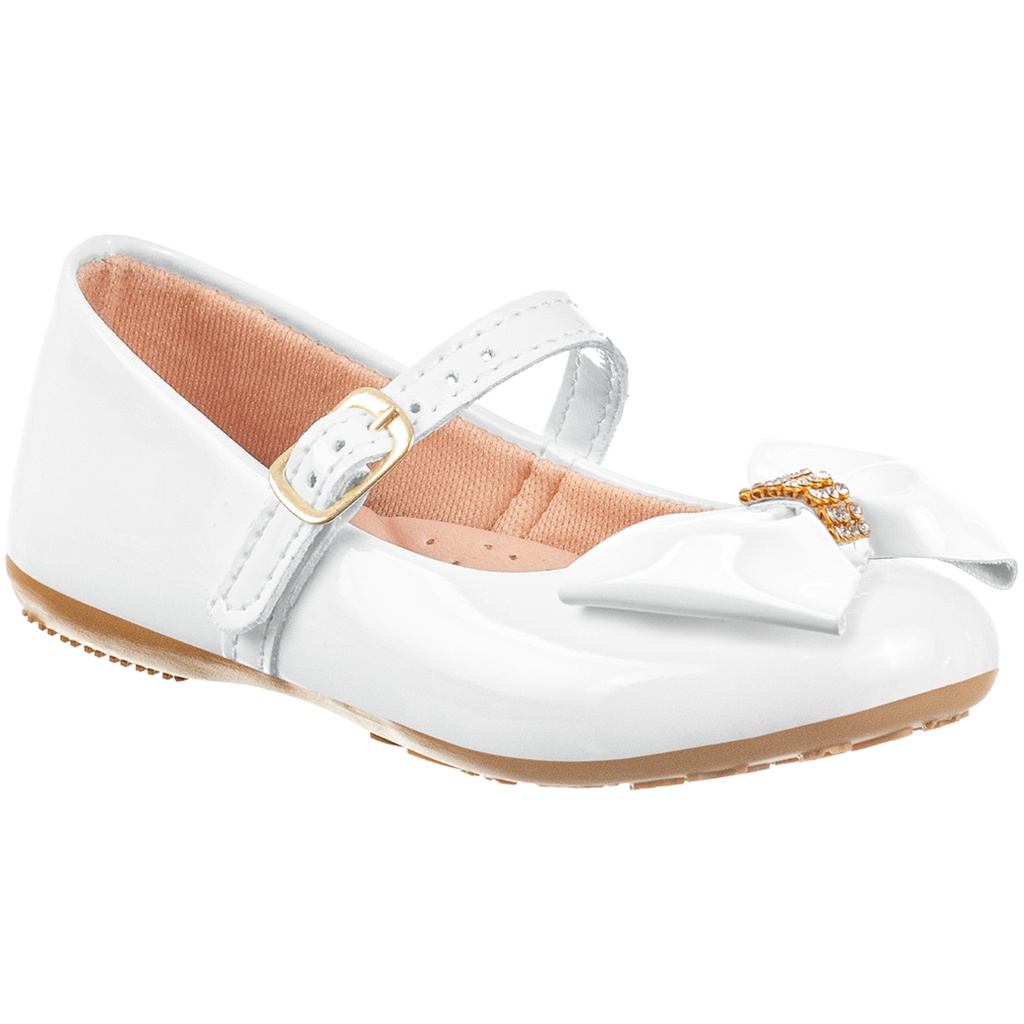 Sapatilha Infantil Sapato Laço Strass Brilho Leve Boneca Salomé Menina Rasteirinha Confortável Festa Daminha Macio em Oferta na Shopee