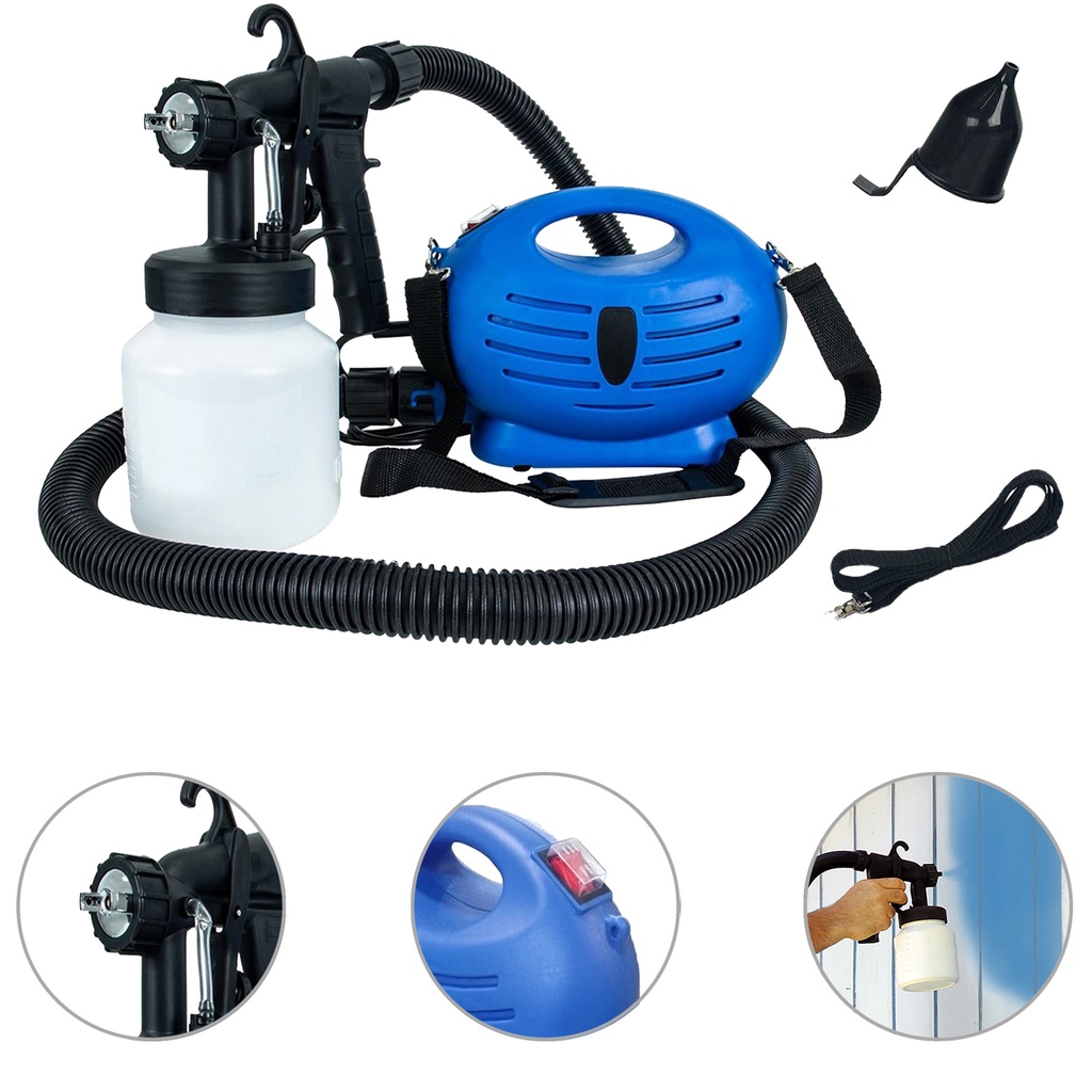 Pistola Elétrica De Pintura Compressor Pulverizador De Tinta 650W Paint Zoom 110v em Oferta na Shopee