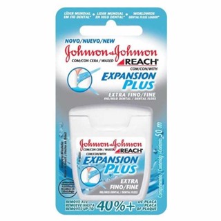 Fio Dental Johnson´s & Johnson´s Expansion Plus Extra Fino 50m