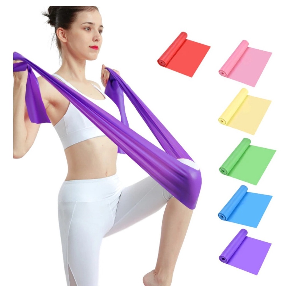 Faixa Elastica Thera Band Exercicios Fisioterapia E Pilates | Shopee Brasil