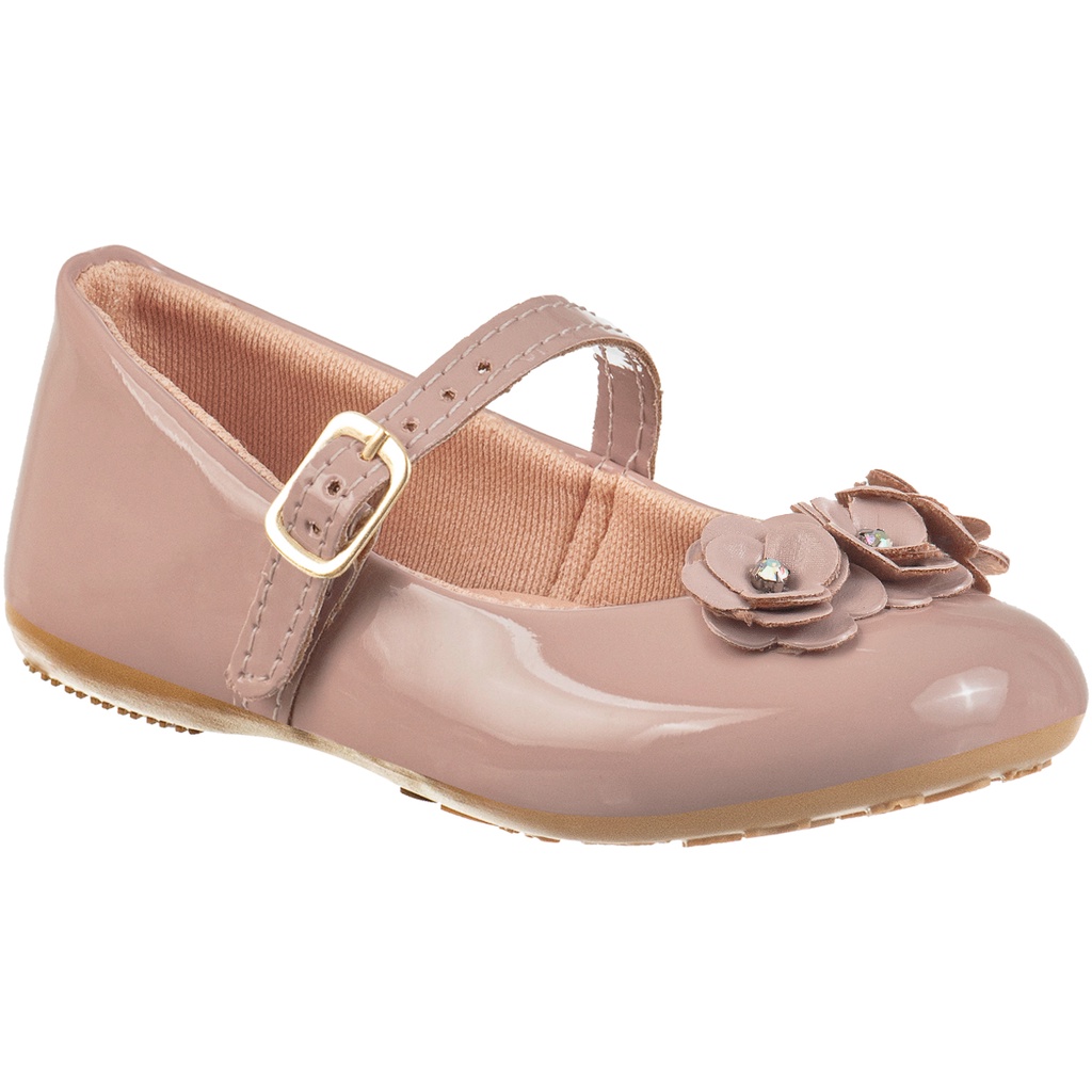 Sapatilha Infantil Sapato Laço Brilho Ramo Flores Leve Boneca Salomé Menina Rasteirinha Macio Confortável Festa Daminha em Oferta na Shopee