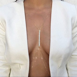 Novo Colar Boêmio Body-Chain Para Mulheres Sexy Temperamento Peito Da Cintura Do Jóias Corporais Acessórios De Praia