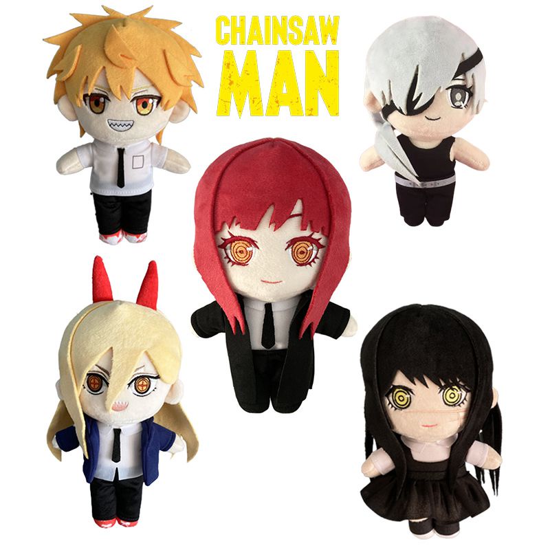 Anime Chainsaw Man Boneco de Pelúcia Elétrico Times Machima Pava