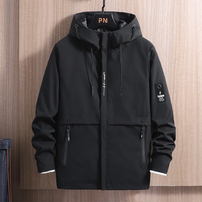 Jaquetas Com Capuz Casuais Masculinos Jaqueta Externa Fofa Casaco M-4XL