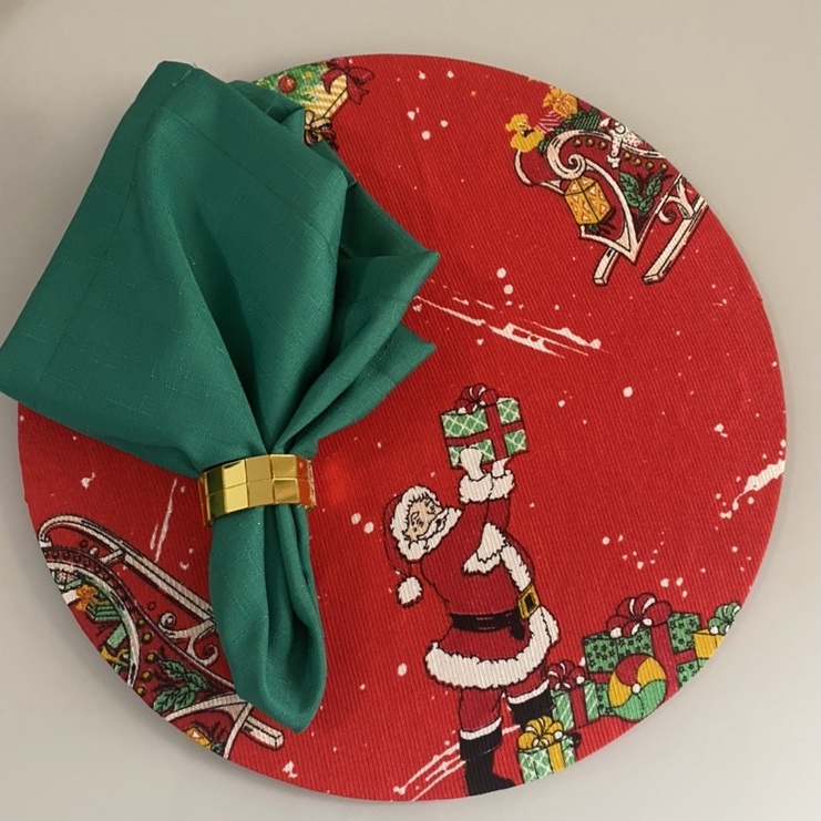 Sousplat de Natal com Papai Noel: Onde Comprar | BuscaProdutos