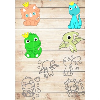 cortador dinossauro baby 6cm Promoção em Oferta na Shopee