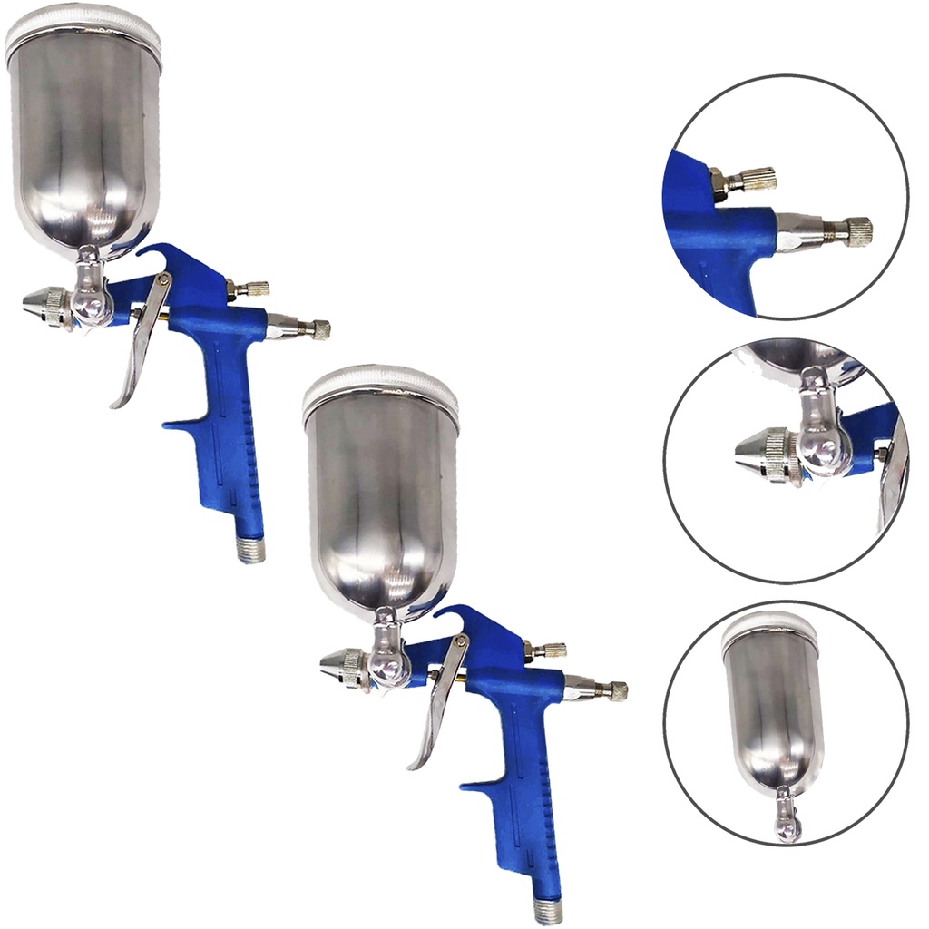 2 Pistolas De Pintura Mod Mini K3 Bico 0,5mm Wwsoldas