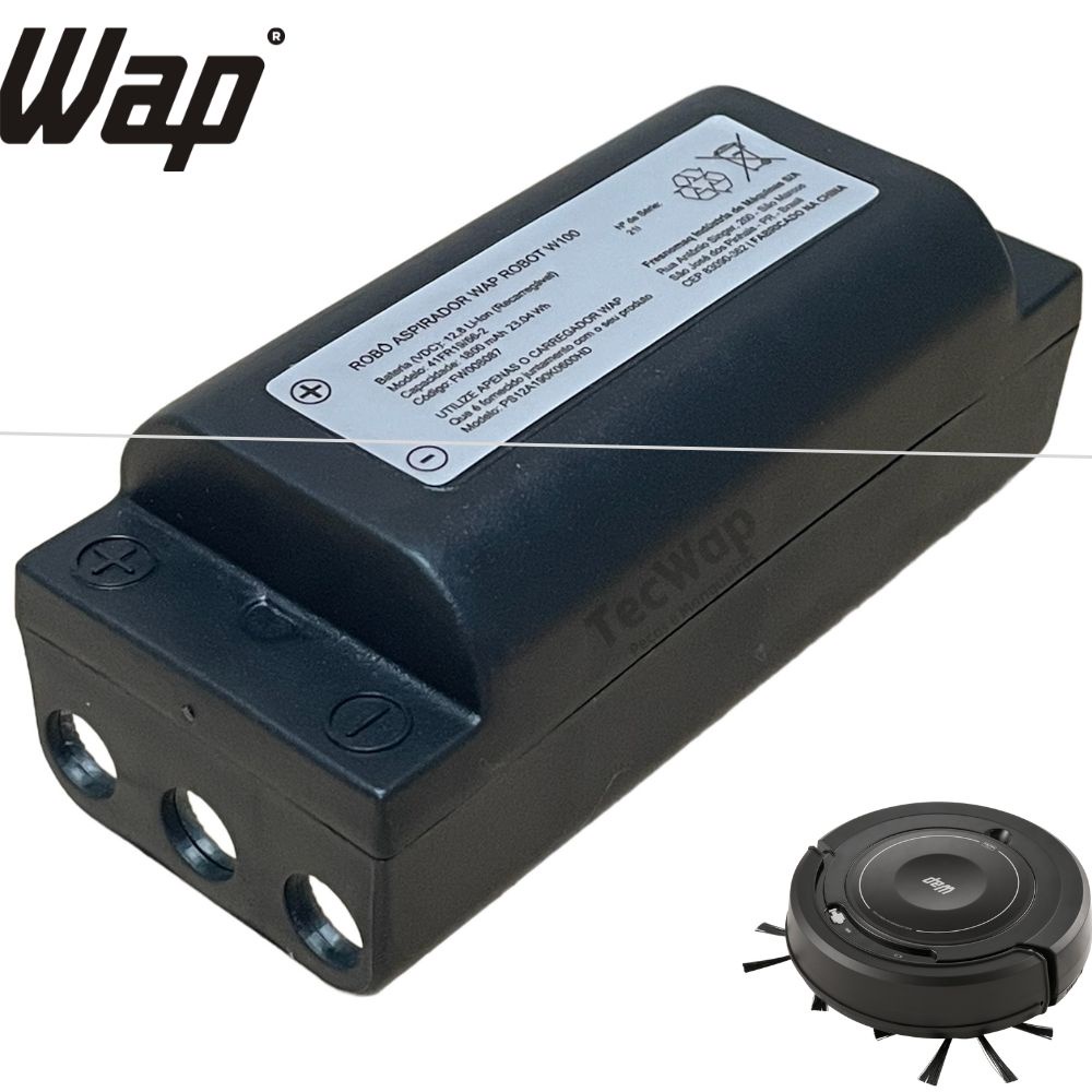 Bateria Para Robô Aspirador Wap W100 Fw008087 Original