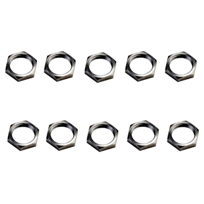 Porca para niple lustre pendentes spot m10 kit com 5 ou 10 ou 20 pecas marcai