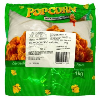 FLAVAPOP - Natural 1kg - Sal Micronizado Popcorn