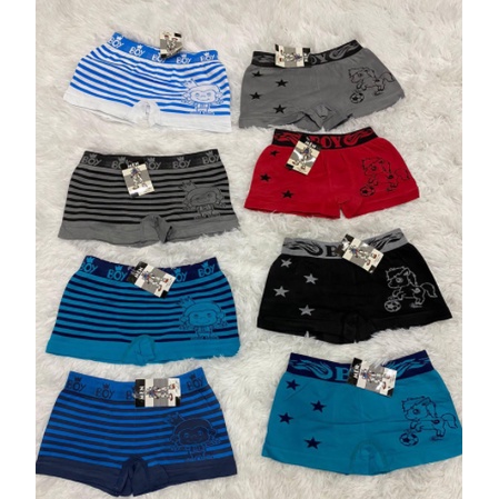Cueca Boxer bebê Infantil Juvenil 2 a 16 anos Microfibra Preço de fábrica