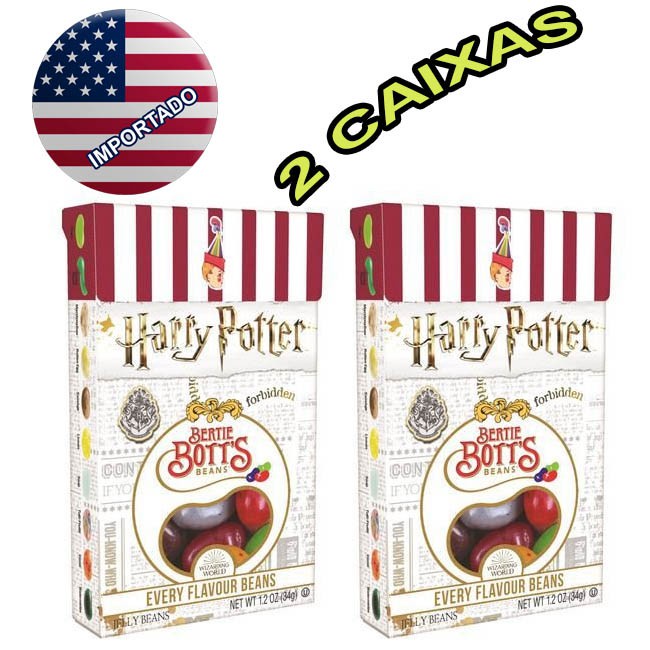 Feijões De Todos Sabores Harry Potter 2 Caixa 34g