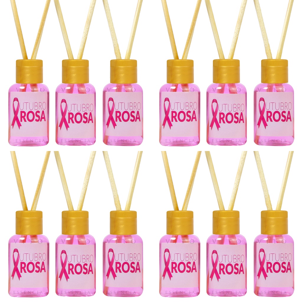 100 Mini Aromatizador Lembrancinha Brindes Outubro Rosa Brindes Personalizados