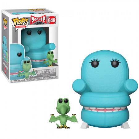 Funko Pop! Tv: Pee Wee'S Playhouse Chairry With Pterri Collectible Figure, Multicolor main image 0