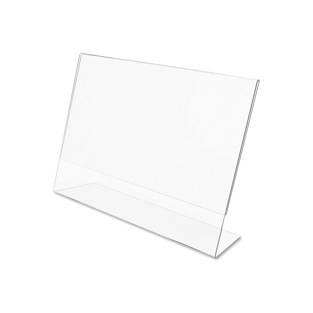 Display Expositor Acrilico L A4 30x21cm Horizontal em Oferta na Shopee