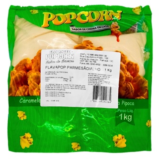 FLAVAPOP - Parmesão e Alho 1kg - Sal Micronizado Popcorn em Oferta na Shopee