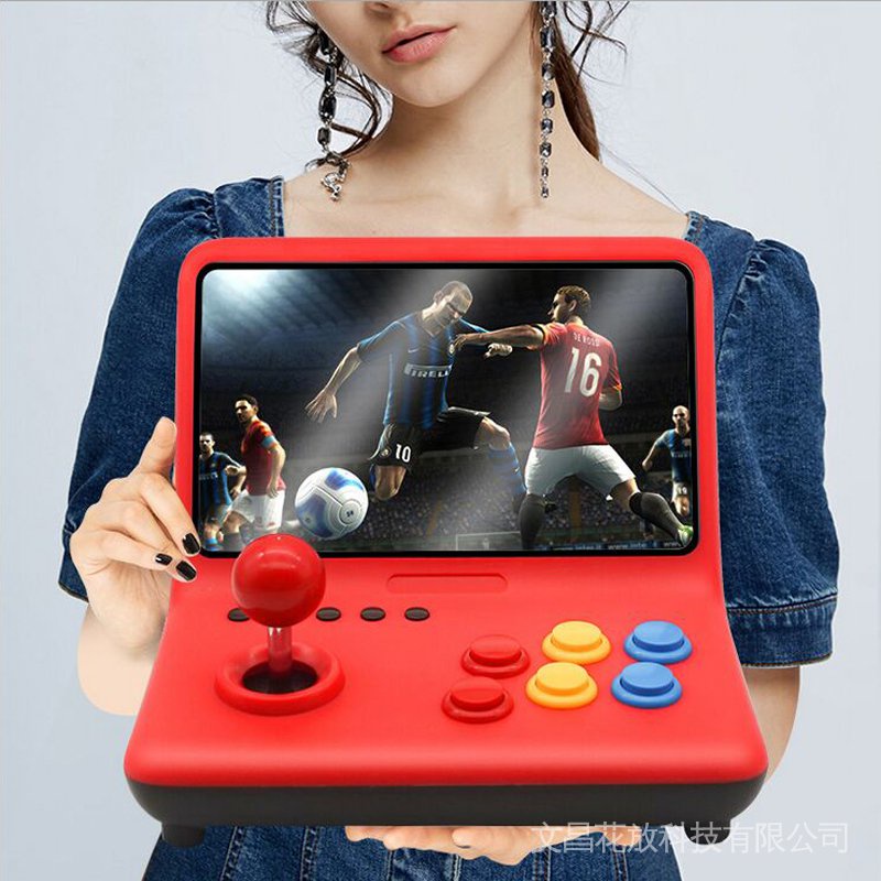 Powkiddy A12 9 " Arcade Joystick Console De Jogo 32GB 2000 Jogos Stick Video Player De Vídeo De Suporta Saída De Alta Definição HDMI 6S89