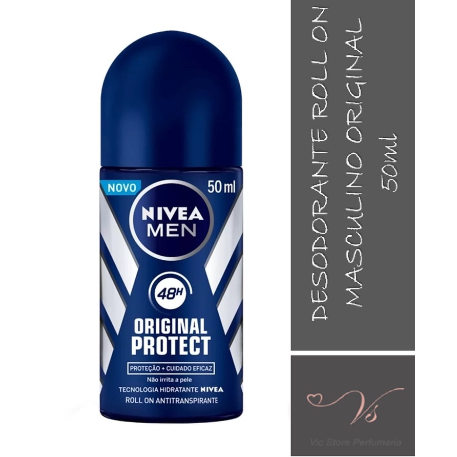 Desodorante Roll On Nivea Men Original Protect 50ml