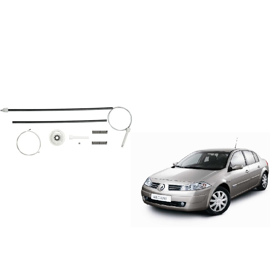 KIT REPARO DE MAQUINA DE VIDRO ELÉTRICO MEGANE GRANTUR E SEDAM 2006/ DIANTEIRA LD