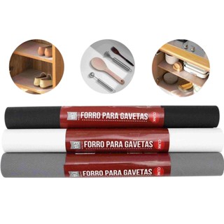 Forro Tapete Para Gaveta Armário Prateleira Multiuso 30X90CM Organização Cozinha
