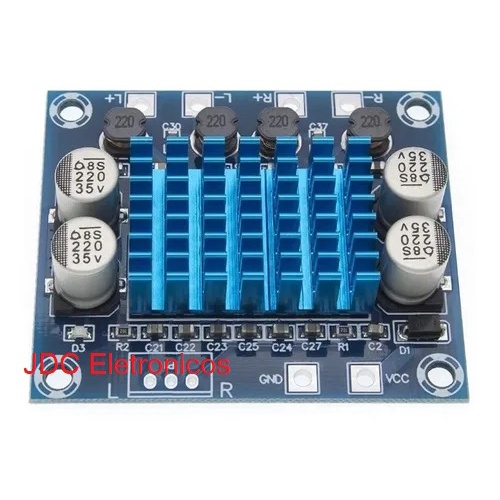Tpa3110 Placa Amplificador De Áudio Estéreo Digital Xh-A232 30W + 30W 2.0 Dc 8-26V 3A