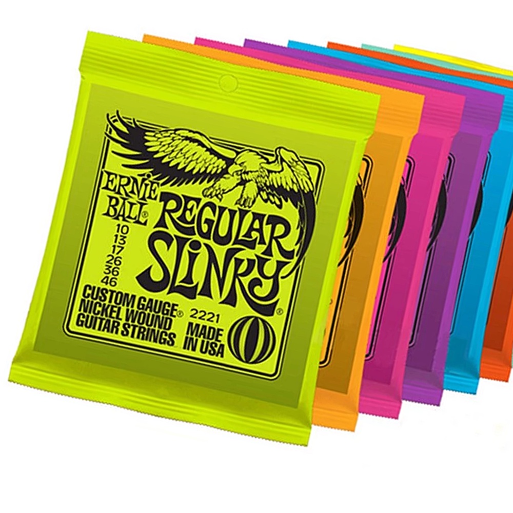 Encordoamento Cordas Guitarra Ernie Ball - Vários Modelos - Envio Rápido - Já no Brasil