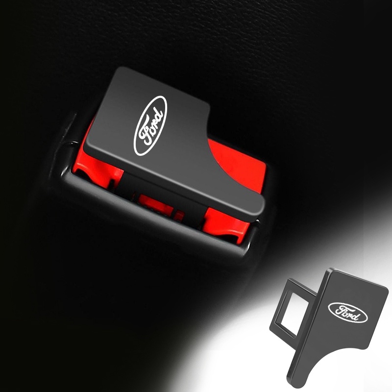 1PCS Crachá Do Carro Fivelas De Segurança Cinto Trava Assento Para O Ford Fiesta EcoSport ESCORT Ranger Mondeo Mustang FOCUS 2 3 4 5
